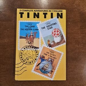 Tintin 3 Complete Adventures Graphic Novel Comic Book